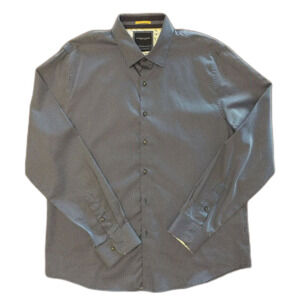 Denim & Flower Ricky Singh Shirt Men Sz XL Blue Collar Button Up Long Sleeves